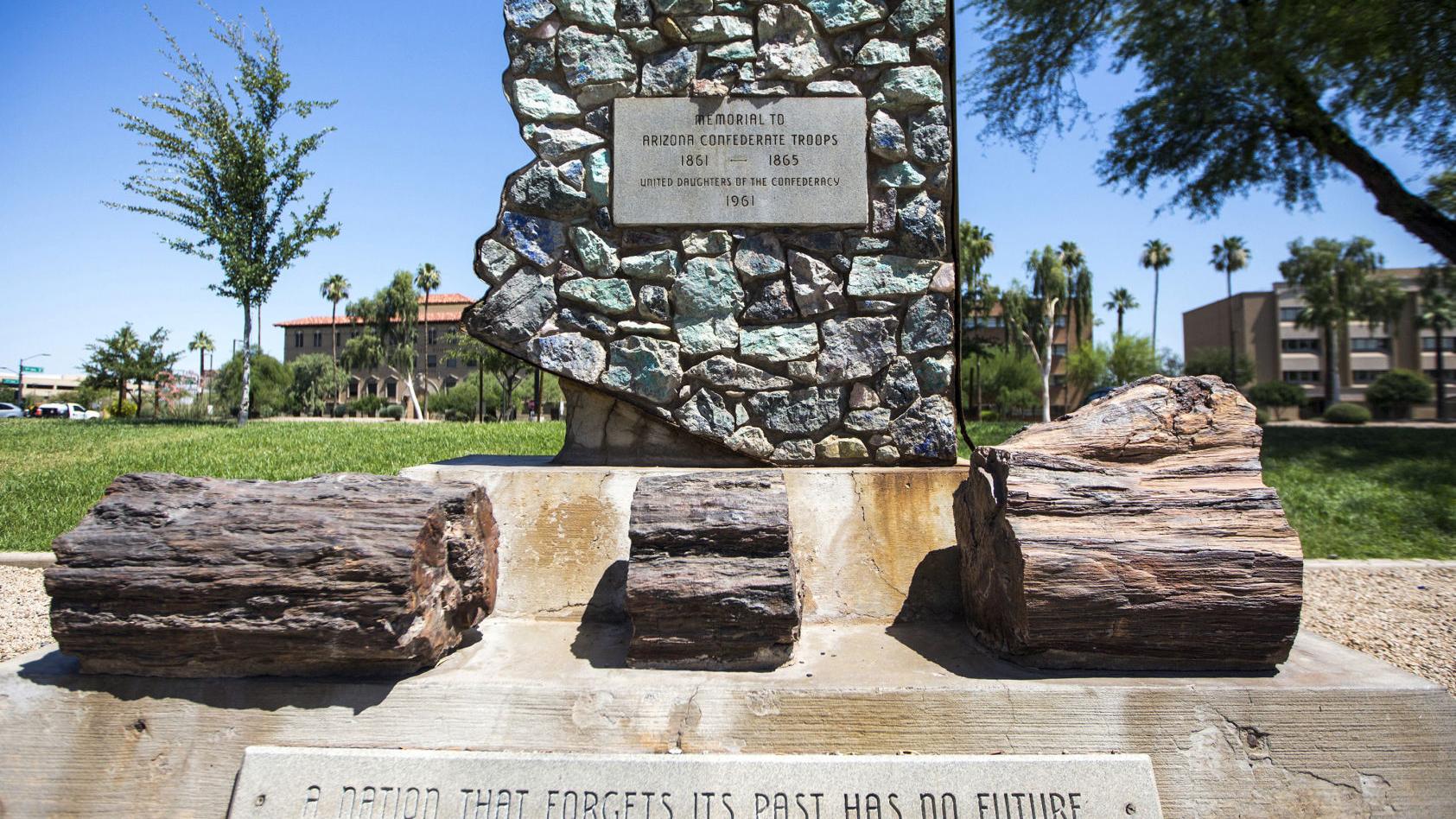 Key lawmakers dispute Ducey's claim of no role in removing Confederate monuments